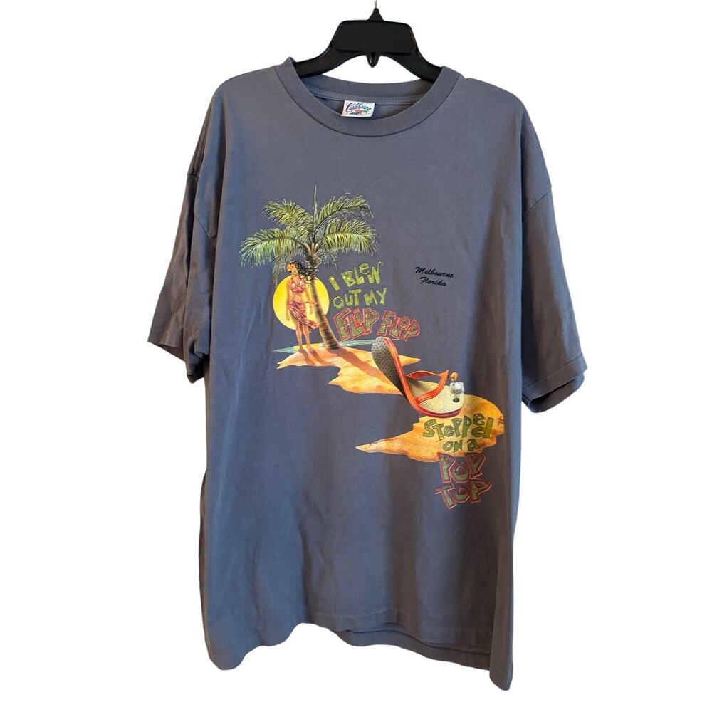 Vtg 1996 Caribbean Soul Men T-Shirt Margaritaville Jimmy Buffet Jim Mazzotta XXL